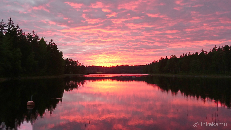 Finnish lake scene